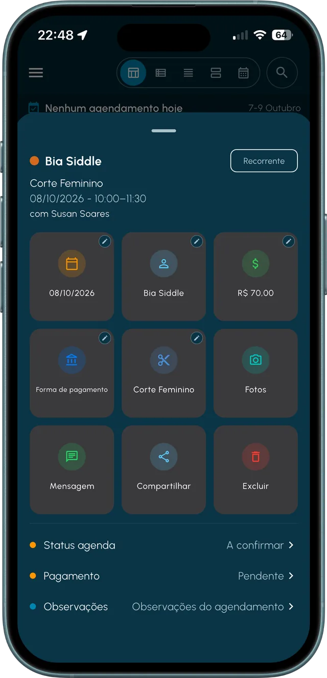 Tudo do atendimento